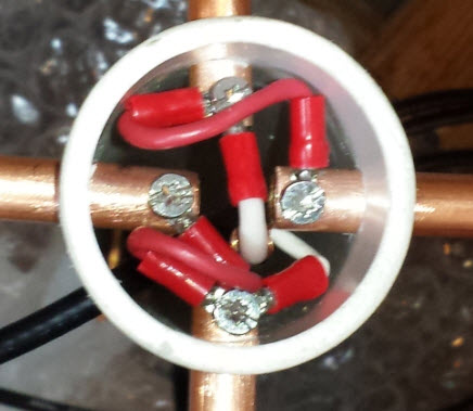 Connect coax and jumpers