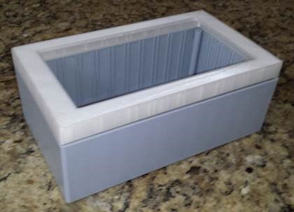 Enclosure top with cutout