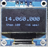 OLED frequency display