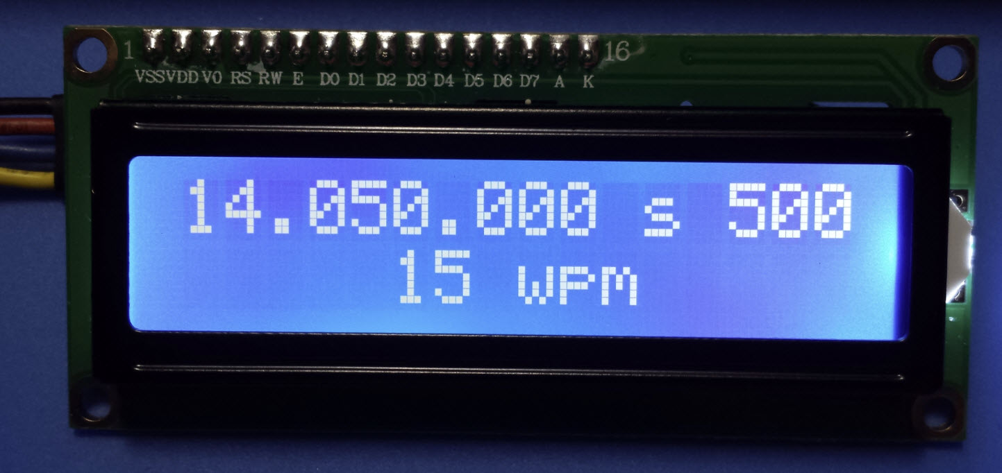 Frequency, step, and speed display