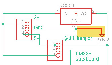 Missing ground connection