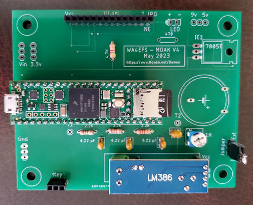 Prototype manufactured board
