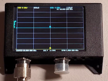 NanoVNA Screen at 60 MHz
