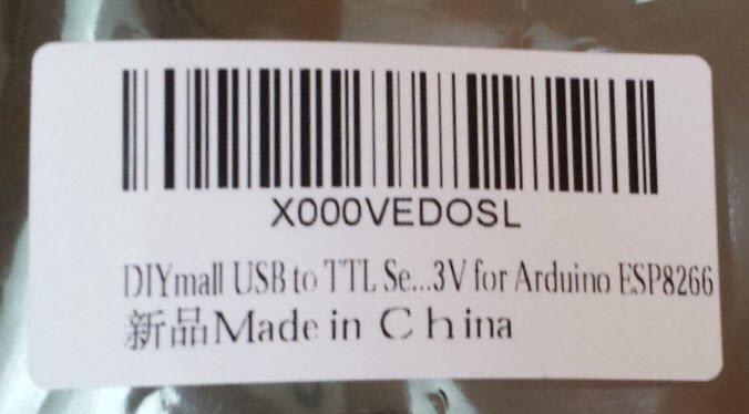 USB-to-serial Package Label