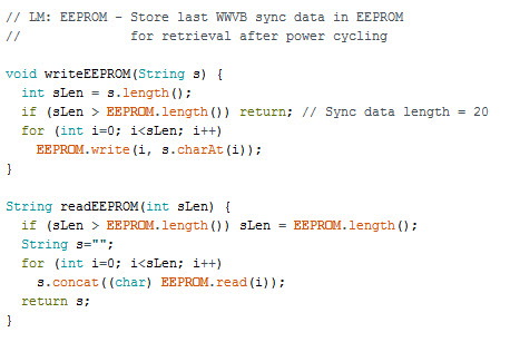 Save and restore sync data