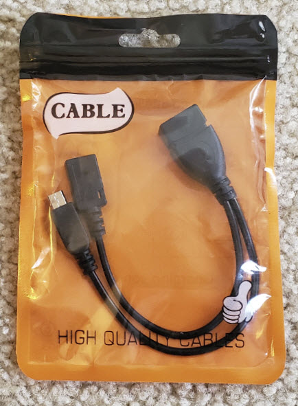On-the-go cable
