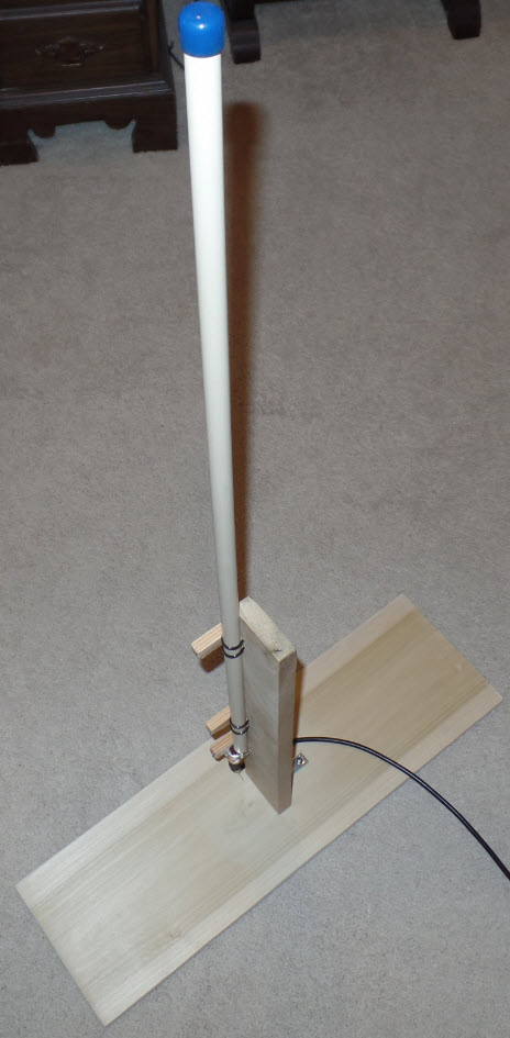ADS-B antenna on stand