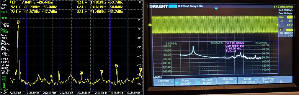 Three-stage lowpass filter harmonic suppression