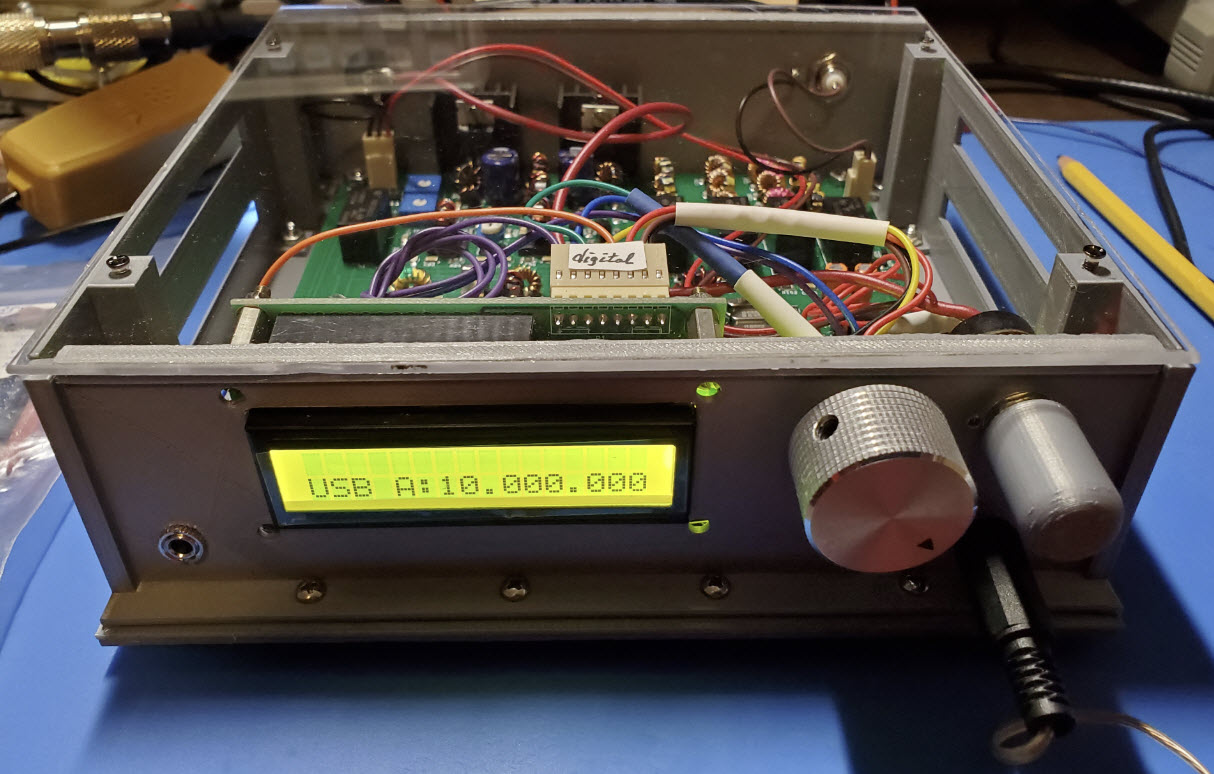 μBITx tuned to 10 MHz