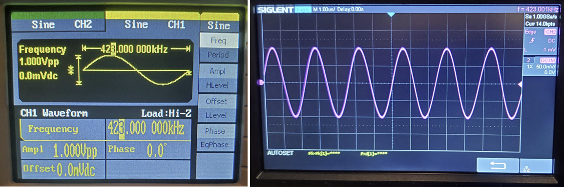 Resonant Frequency Measurement